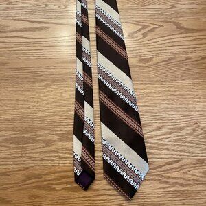 Browns/Tans Striped Tie